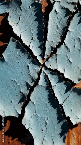 Wallpaper Mural Abstract Close-Up of Peeling Paint Texture Showing Detailed Cracks and Rustic Surface Torontodigital.ca