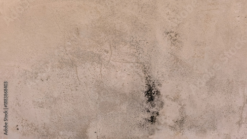 Textured Peach Stucco Wall with Distressed Paint
