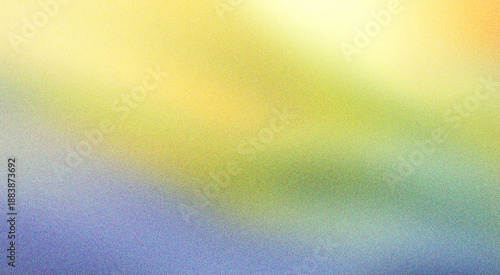 Abstract Yellow Blue Green Gradient Motion Background With Soft Light Flow