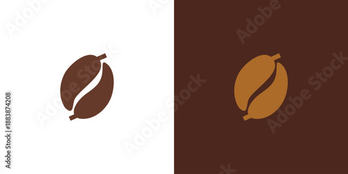 The mango coffee logo design is unique and fun