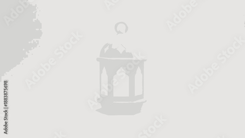 Vintage lantern hanging in soft light, evocative of a bygone era and gentle illumination