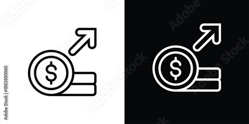 Expense  Icon Sheet Black And White