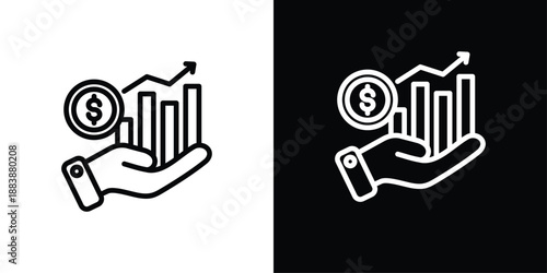 Stock  Icon Sheet Black And White