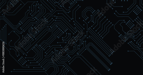 Vector futuristic circuit board , Electronic motherboard , Communication and engineering concept , Hi-tech digital technology concept.