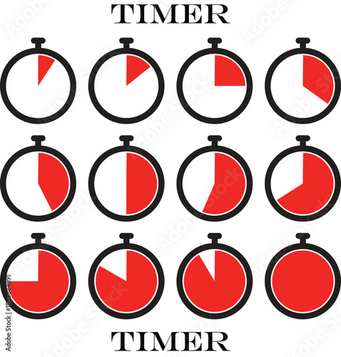 a red abstract shape with a black outline and white background
