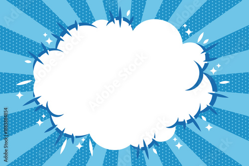 強調表現に使える 爆発・吹き出し素材 背景