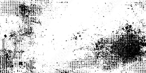 Black and White Halftone Grunge Background Texture
Grainy distressed surface ideal for modern creative layouts.