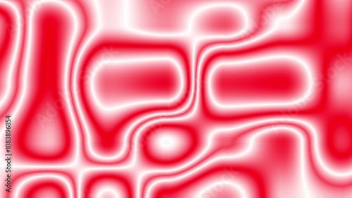 Red And White Gradient Flow Background - PRORES