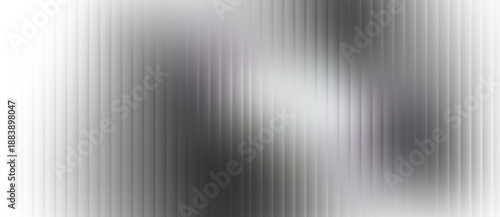 Monochrome glass abstractions in transparent black and white, softened with subtle blur, highlighting vertical ribbed textures, organic blob-like forms, and gently fading gradient layers.