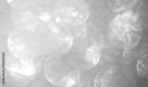 Fotografia Gray natural bokeh on transparent background in abstract style for graphic desig
