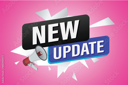 new update poster banner graphic design icon logo sign symbol social media website coupon

