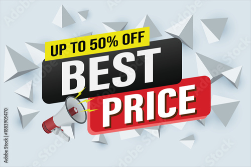 best price poster banner graphic design icon logo sign symbol social media website coupon

