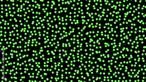 Green Particle Dots Motion Background Texture
