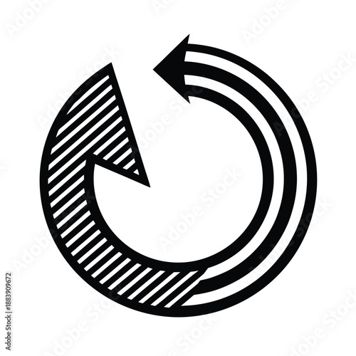 App Rollback Undo Vector Illustration