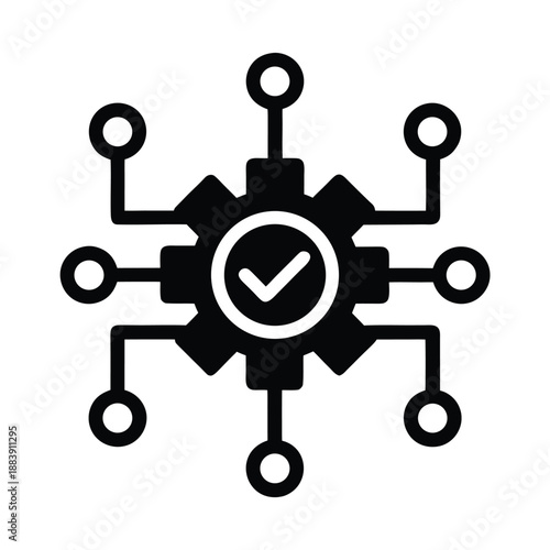 System Integration Success Vector Illustration