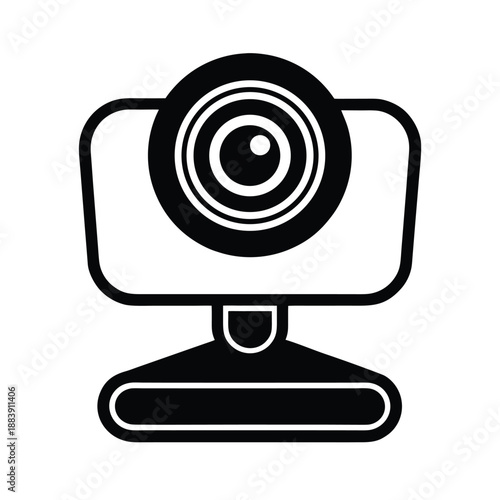 Webcam Device Vector Illustration