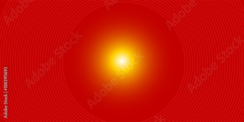 White circle geometric red abstract background. vector