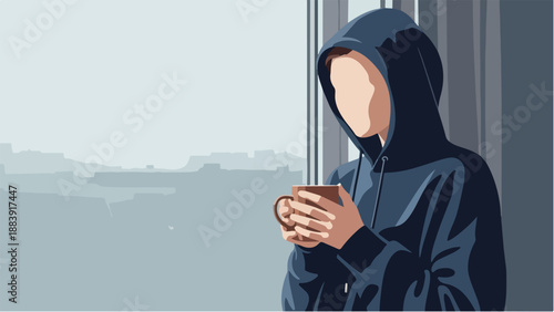 Quiet Morning by the Window with a Mug