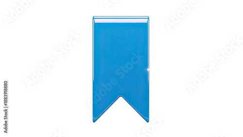 Free Download Blue Glossy Bookmark Icon - GFXLoad