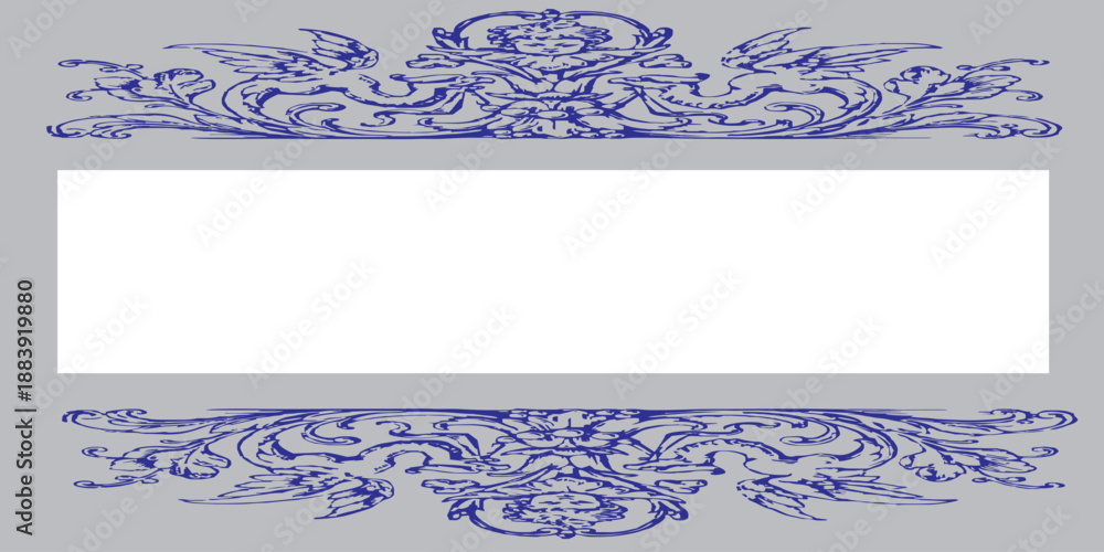 Fototapeta premium Frame Elements Motif Art