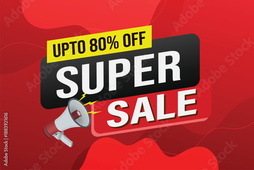 super sale poster banner graphic design icon logo sign symbol social media website coupon

