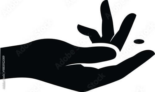 Hand making peace sign gesture with fingers, symbolizing harmony and friendship hand making peace sign gesture with fingers