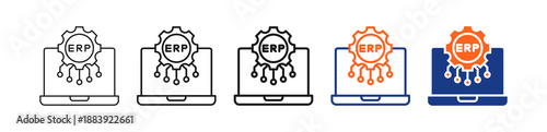 Erp Different Set Vector Icon