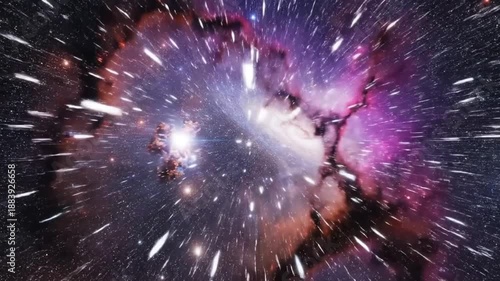 Cosmic Explosion Nebula Galaxy Formation Space.