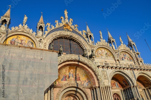 Italy, Venice, September 29, 2025,  St. Mark's Basilica in Venice 