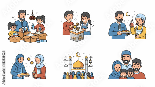 Family, Prayer, Ramadan, Fasting, Charity, Community, Cultural, Traditions, Togetherness, Love.