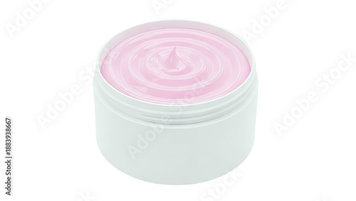 Pink Cream in White Jar