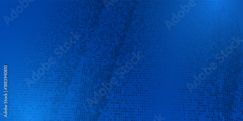Blue background with a gradient and dotted texture. The background is modern and digital. Blue color dominates the background. Minimal halftone texture, halftone dotted