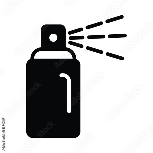Spray can icon isolated on white background