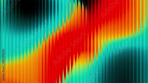 Colorful abstract patterns in vibrant motion form a dynamic display