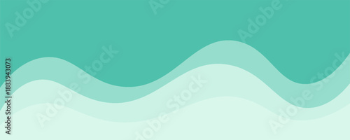 Flowing dark blue curve shape with soft gradient vector abstract background, relaxing and tranquil art, can illustrate health medical or sound of music.