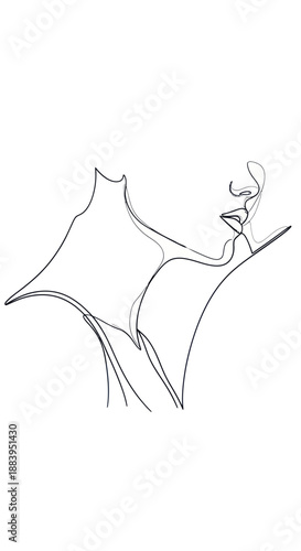 Cigar Smoke Rising from Cigar.