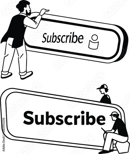 Subscriber batton