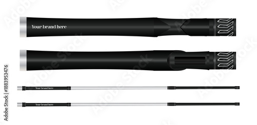 Fishing Rod Product Design Mockup, Adobe Illustrator