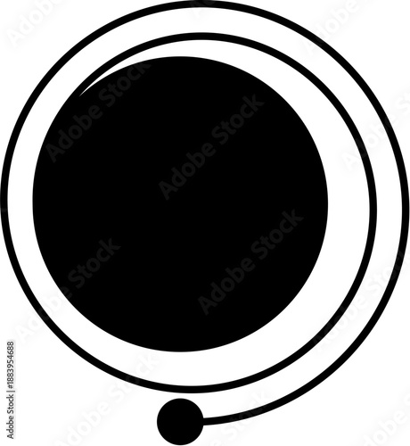 シンプルな円形ランキングアイコン