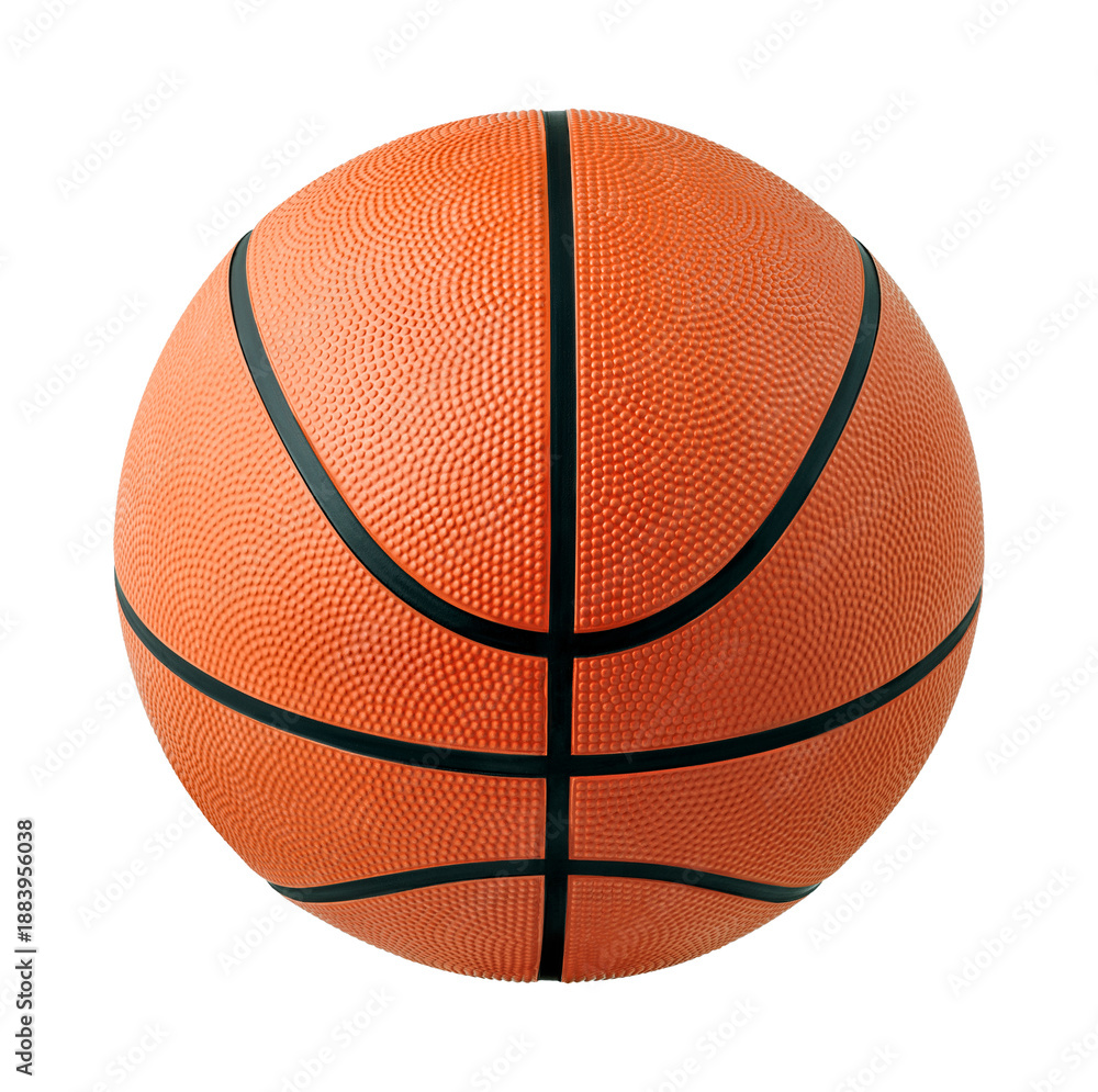 Fototapeta premium Orange basketball ball isolated on white