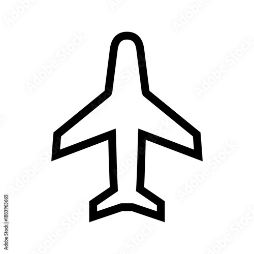 Aero plane Passenger icon vector image. Suitable for mobile apps, web apps and print media.