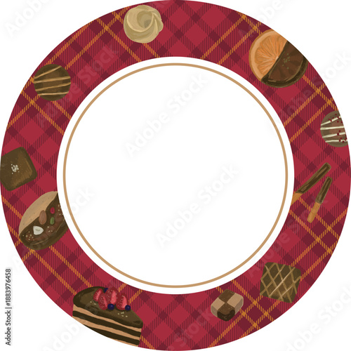 Valentine's Day Display Tartan Check POP