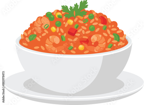 Fried Rice with Shrimps