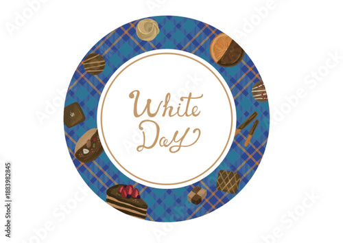 White Day Display Tartan Check POP