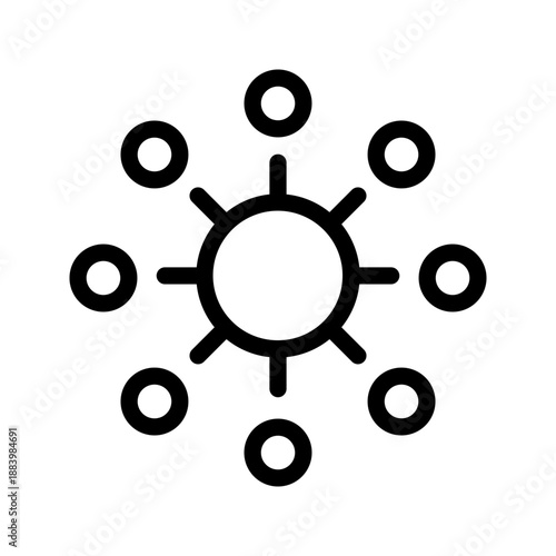 Digital Marketing icon vector image. Suitable for mobile apps, web apps and print media.