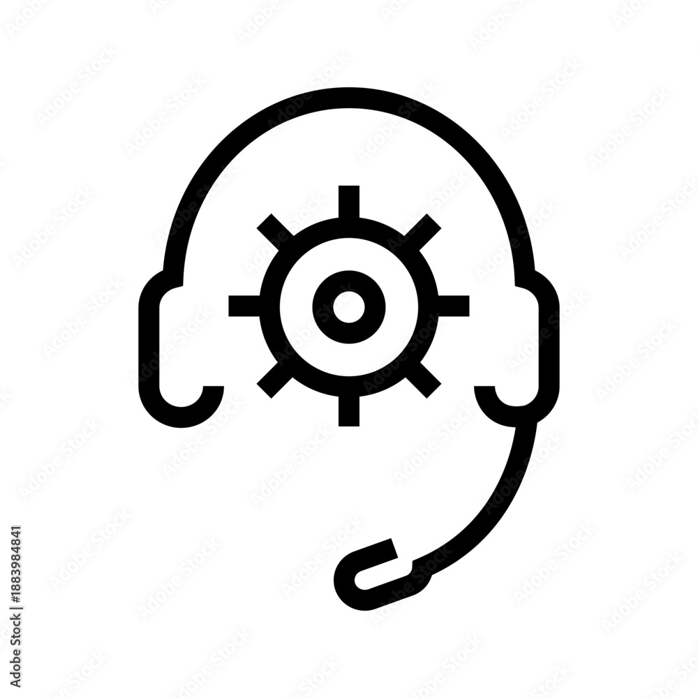 Obraz premium Technical Support icon vector image. Suitable for mobile apps, web apps and print media.