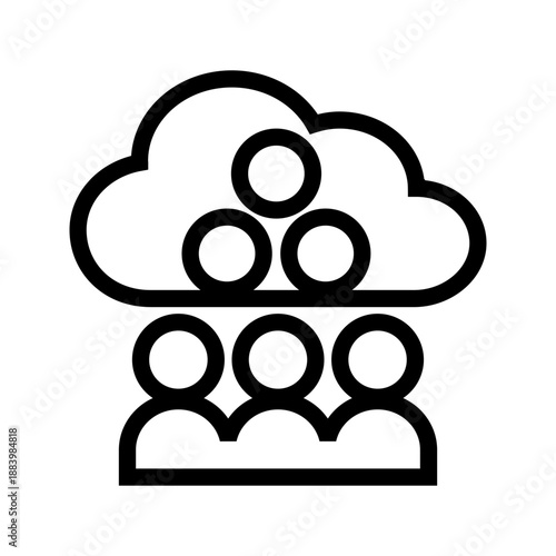 Scalable Computing icon vector image. Suitable for mobile apps, web apps and print media.