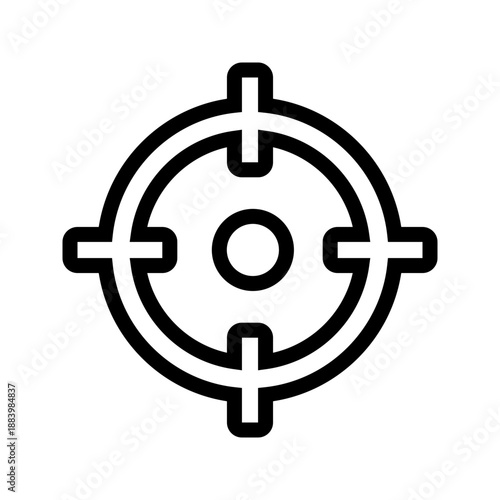 Target Marketing icon vector image. Suitable for mobile apps, web apps and print media.
