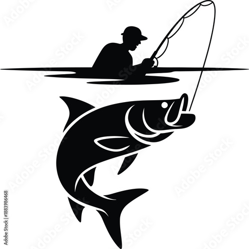 Fishing Angler Fish Rod Water Catch SportFishing Outdoor Hobby Nature