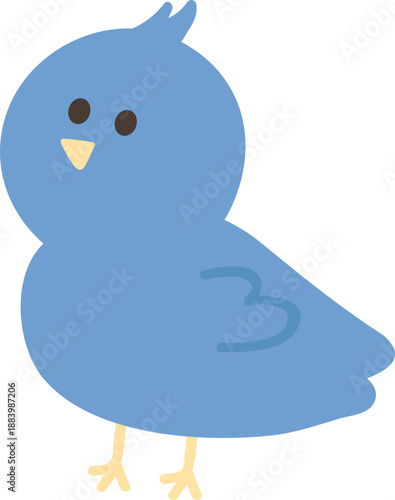 파란 새 아이콘